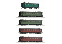 Garnitura de 5 vagoane tren expres K.W.St.E.- H0 Roco 6200076